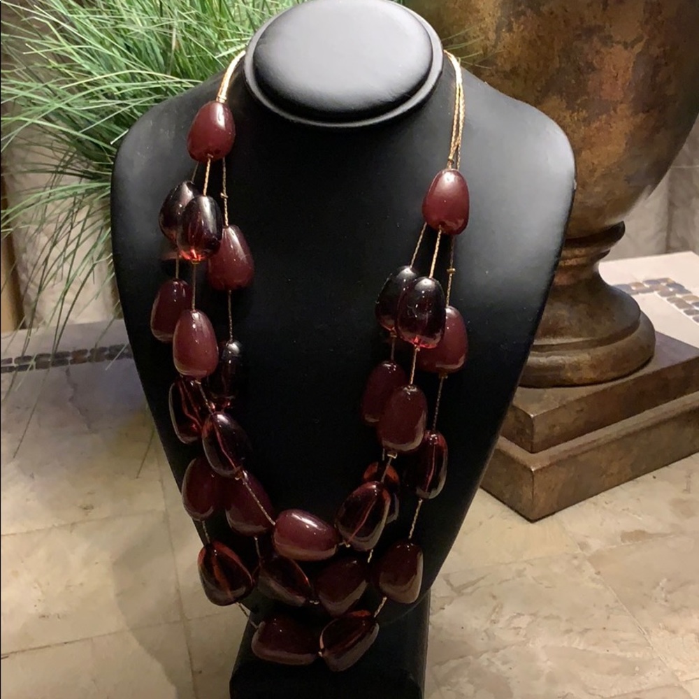 Carol D Three Strand Necklace